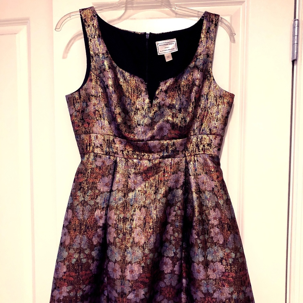 Moulinette Soeurs Brocade Mini Dress Sz 4P